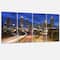 Designart - Atlanta Skyline Twilight Blue Hour - Cityscape Canvas Print